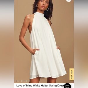 NWT Halter Swing Dress
